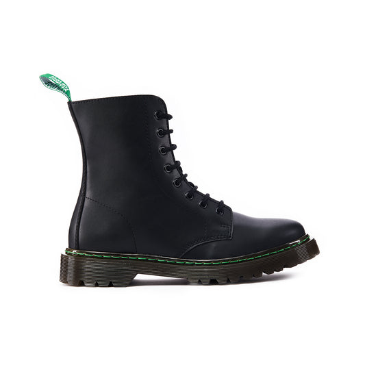 Czarne Wegańskie Buty Unisex - Activist Footprints, Trwałe, Wodoodporne, Wszechstronne na Każdą Porę Roku i Codzienny Użytek