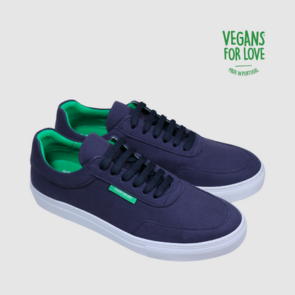 Unisex Vegan Shoes, Navy and Timeless Comfort