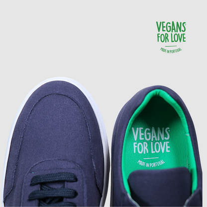 Unisex Vegan Shoes, Navy and Timeless Comfort