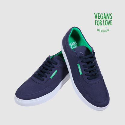 Unisex Vegan Shoes, Navy and Timeless Comfort