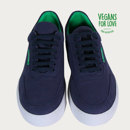 Unisex Vegan Shoes, Navy and Timeless Comfort