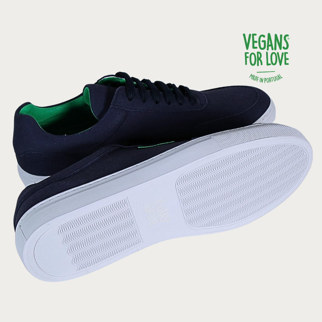 Unisex Vegan Shoes, Navy and Timeless Comfort